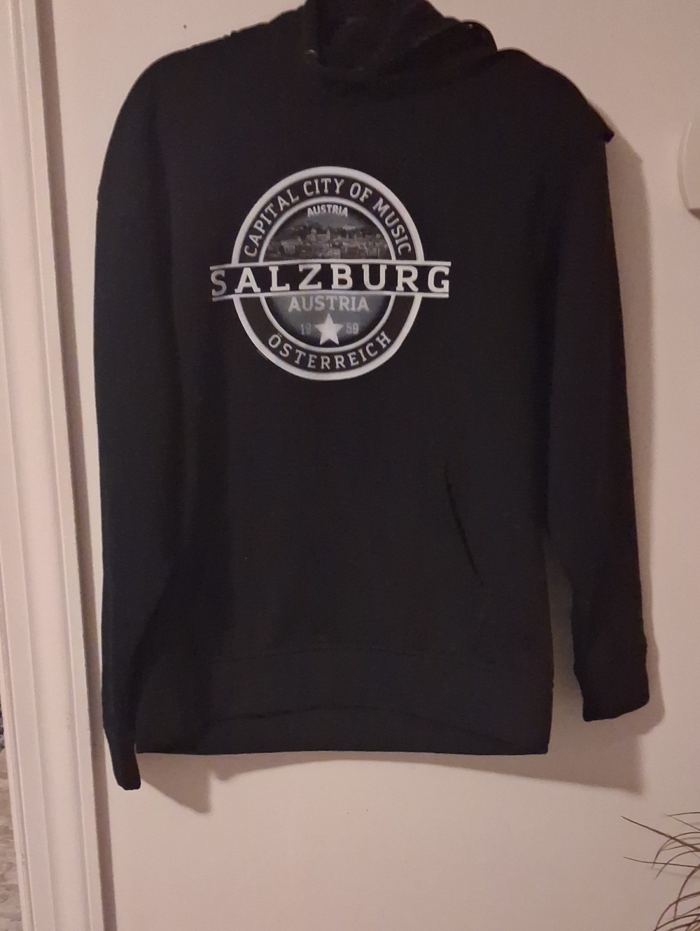 Black Salzburg Graphic Crewneck Sweater